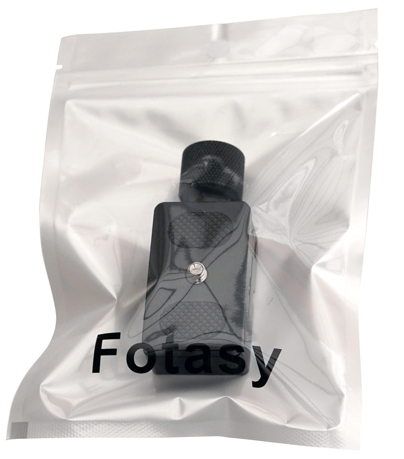 Fotasy 25mm Arca Swiss Type Clamp, Arca QR Clamp, 25 mm Arca Clamp, Small Tiny, Light Weight, Arca Swiss Clamp, Quick Release Clamp, Tripod Mount Adapter, for Tripod Head Monohead, 25mm Arca Plate 90mm