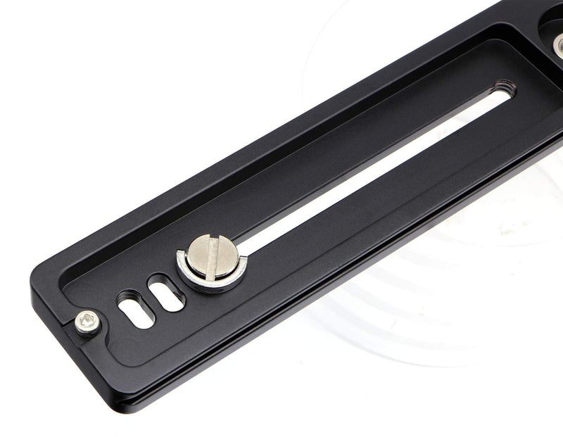 HITHUT PU-300 300mm Universal Lengthened Quick Release Plate Slide Rail with D-Ring Screw for Tripod Ball Head DSLR Camera, Arca-Swiss Compatible