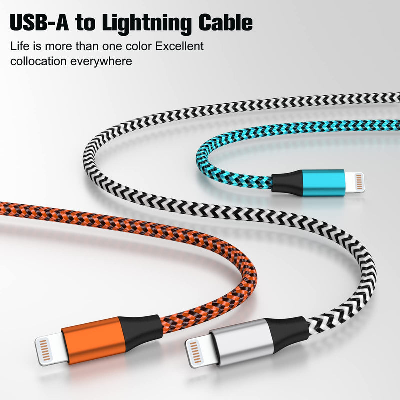 [Apple MFi Certified] iPhone Charger,Compatible for iPhone Charger,3Pack 3FT Fast Chargers Lightning Cable for iPhone 14/13/12/11/Xs/XR X/8/7/iPad iPod AirPods 3Pack 3FT