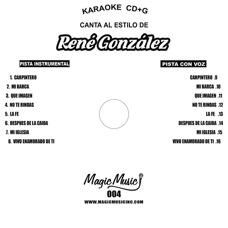 Karaoke Rene Gonzalez (Cristiano)