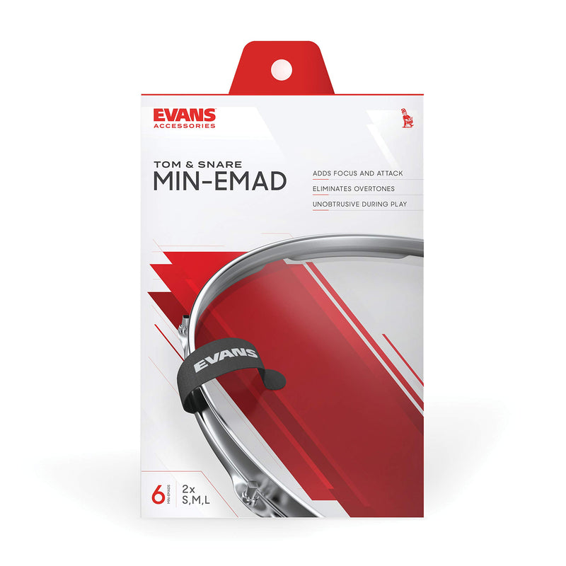 Evans MINEMAD Tom and Snare Damping