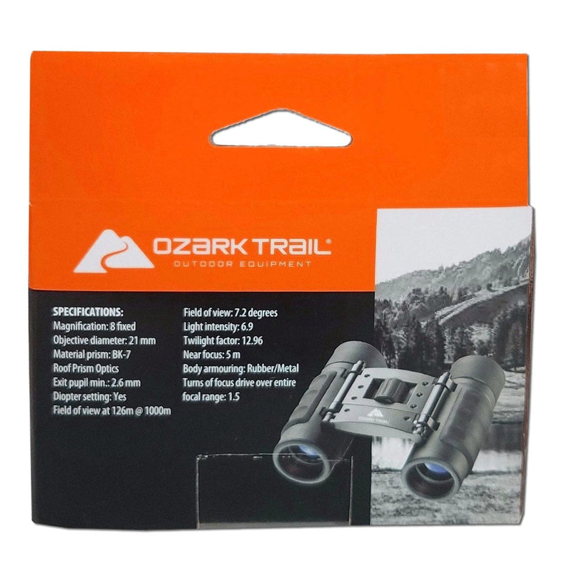 8 x 21 Compact Binoculars