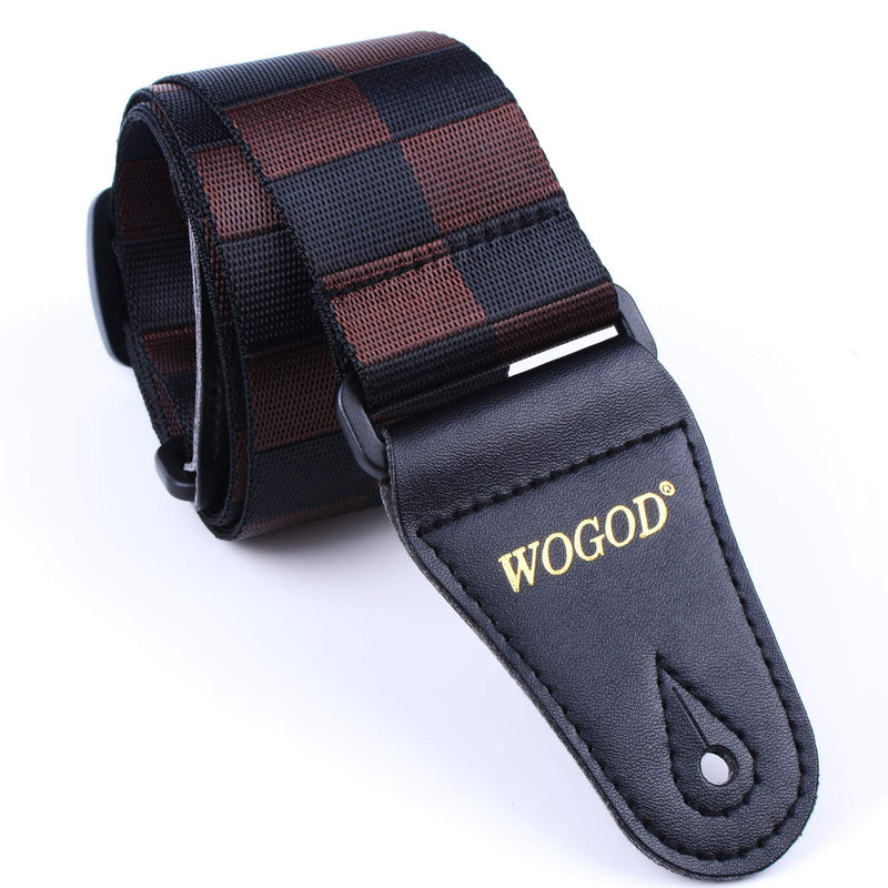 Guitar Strap Bass Electric Guitar Straps Plaid Nylon Guitar Straps Guitar Accessories