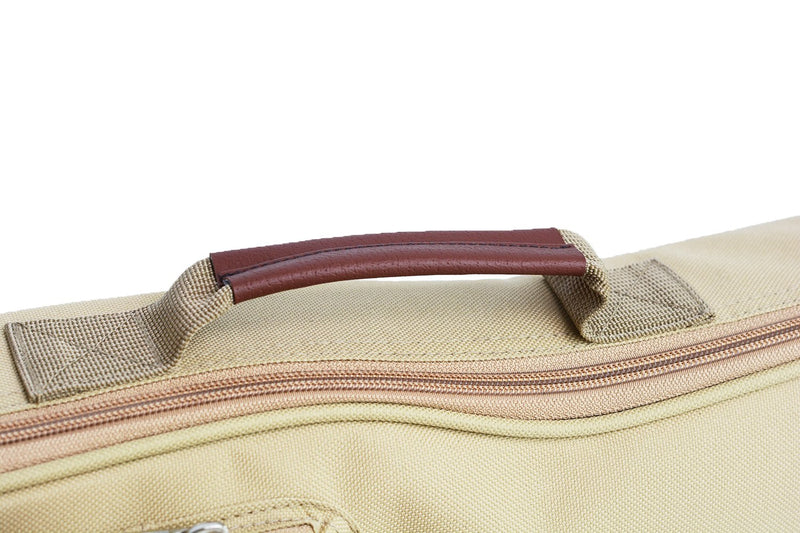 ZEALUX A series of colors Adjustable Shoulder Strap 10MM Sponge Fill Ukulele Case Bag & Uke Case (21 in, Beige) 21 in