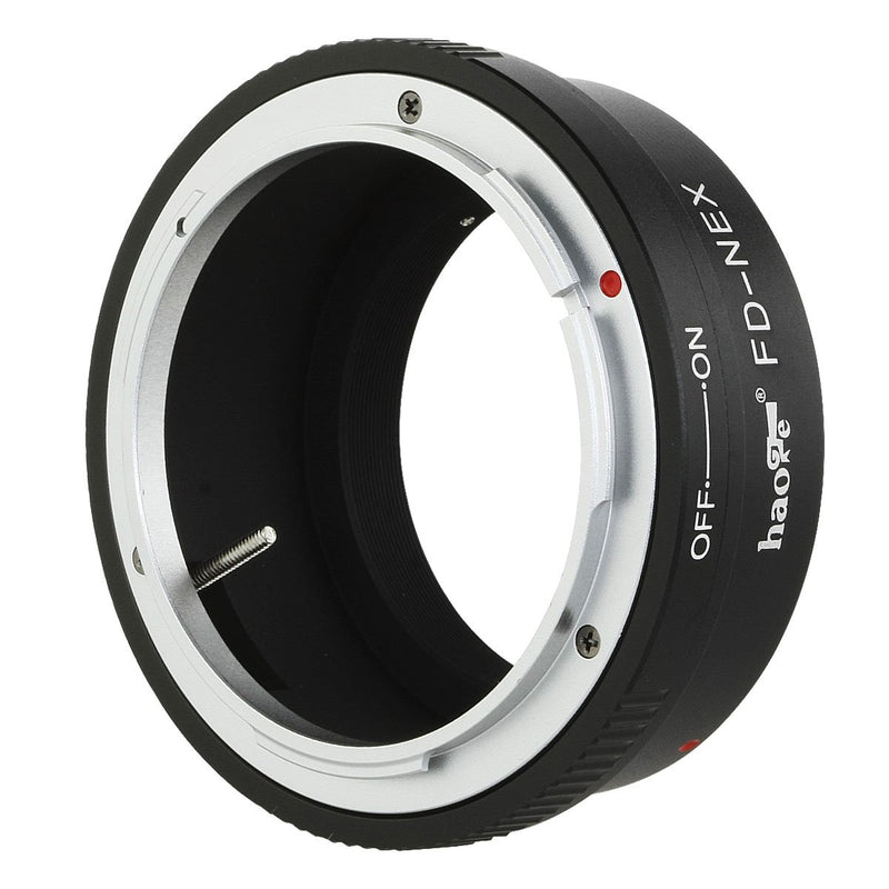 Haoge Lens Mount Adapter for Canon FD Mount Lens to Sony E Mount NEX Camera Such as a3000 a3500 a5000 a5100 a6000 a6400 a6500 A7 A7R A7S A7II A7RII A7SII A7III A7RIII A9 VG30 VG900 FS700 FS7 FS5