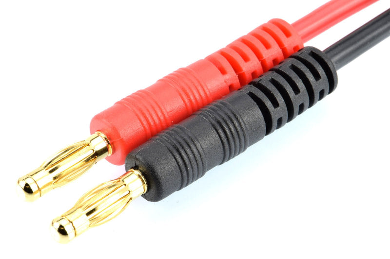 EC3 Connector Plug -> 4mm Banana Plugs Battery Charge Lead Adapter Cable - 2 Pack - Apex RC Products #1405