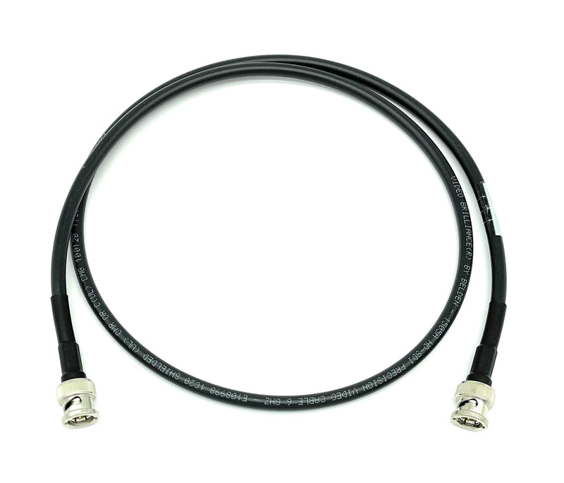 AV-Cables 3G/6G HD SDI BNC Cable Belden 1505A RG59 - Black (25ft) 25ft