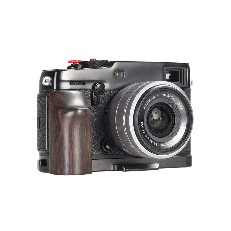 WEPOTO XPRO3-B Hand Grip Quick Release Plate L Bracket QR Plate Compatible with Fujifilm X-PRO3 Camera -Aluminium Ebony