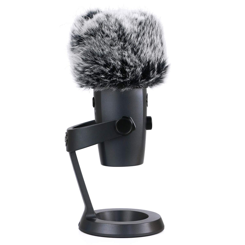 [AUSTRALIA] - Mic Furry Windscreen Muff for Blue Yeti Nano Condenser Microphone, Mic Cover Microphone Fur Pop Filter by SUNMON 