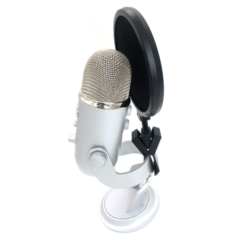 [AUSTRALIA] - ZRAMO SH101 Integrated Shock Mount with Pop Filter for Large Diameter Condenser Microphone for MXL 990 MXL 770 for CAD GXL2200 and AKG P420 Mics 