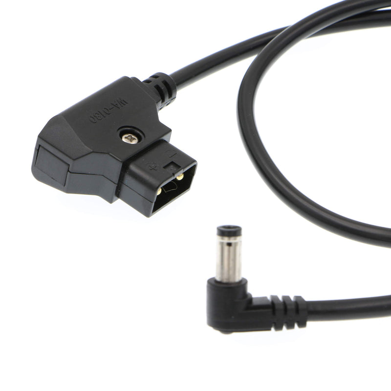 Alvin's Cables Anton Bauer Power Tap D-Tap to 2.1 DC 12v Right Angle Cable KiPRO LCD Monitors 24inches Straight Cable Right Angle DC Connector