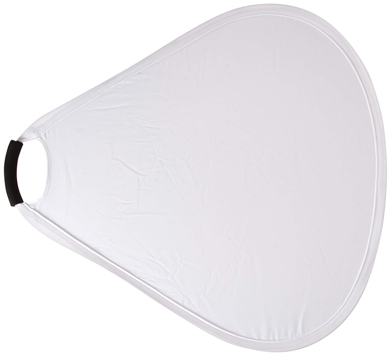 CowboyStudio Photo Studio 24-Inch 2-in-1 Triangular Collapsible Disc Reflector, White / Silver 24" 2-in-1 W/S Triangular