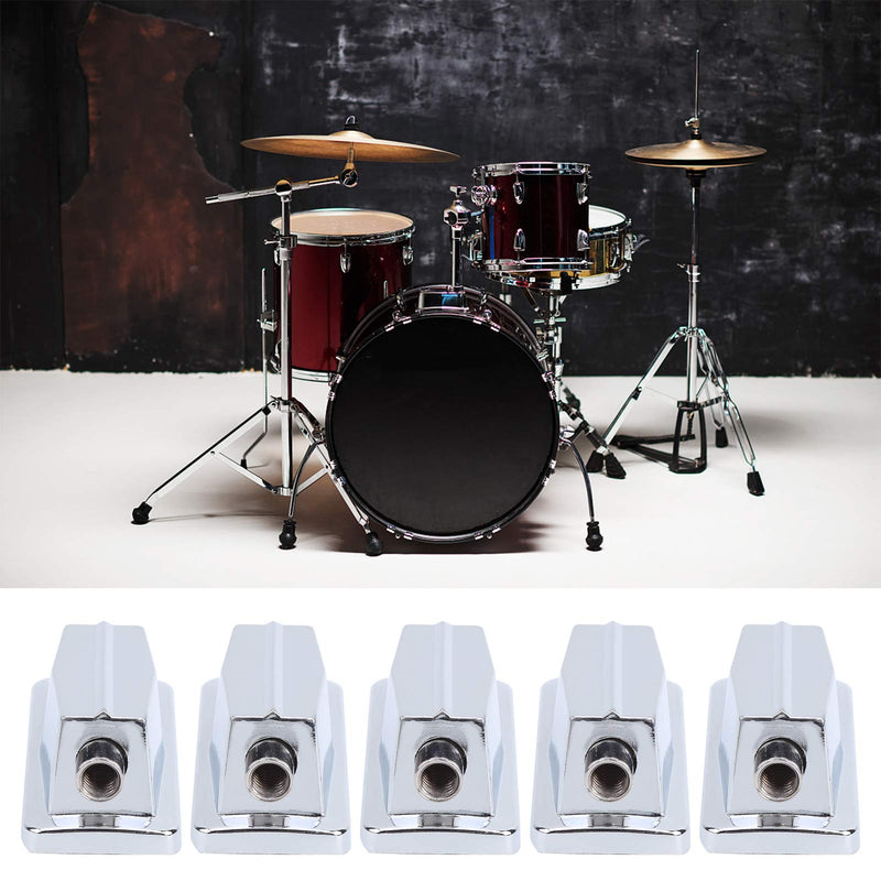 Chrome Plated Drum Lug, Snare Drum Lug, Not Easy To Damage Smooth Surface Performance for Practice Decoration Instrument Lovers