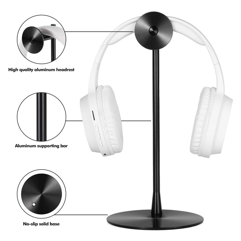 Headphone Stand Desktop Headset Holder with Aluminum for All Headphone Size