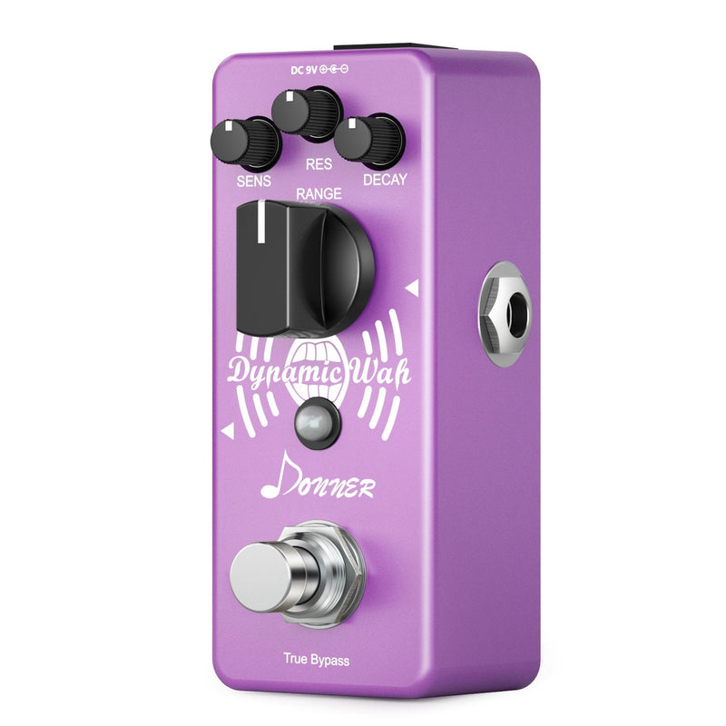 Donner Mini Auto Wah Pedal Dynamic Wah Guitar Effect Pedal Envelope Filter True Bypass
