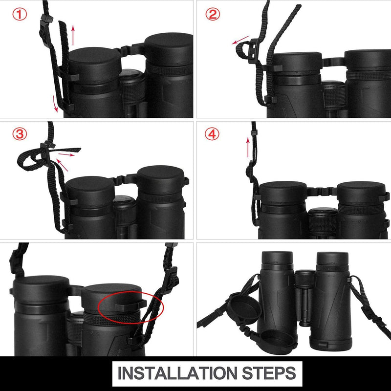 FITWICK Binocular Harness Straps Durable Hunting, Heavy Duty, Can Adjustable, Bino Harness Fits Most Camera and Binocular