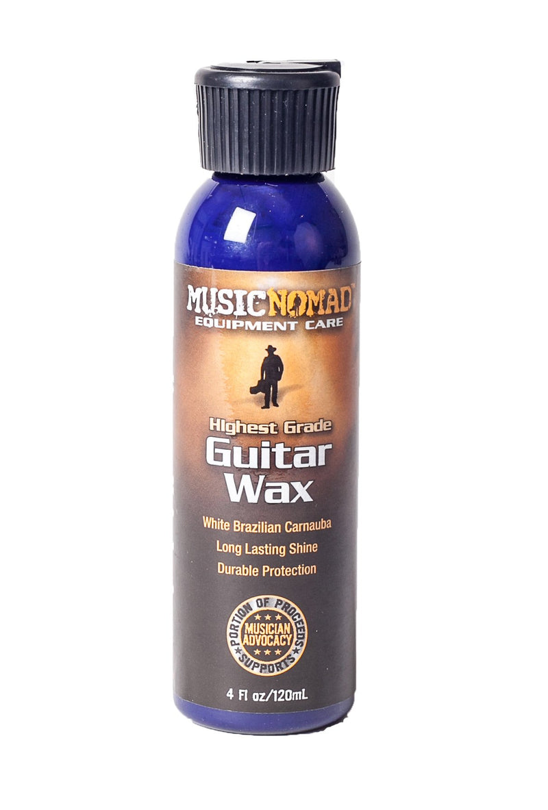 MusicNomad Wax for Guitar & Super Soft Microfiber Polishing Cloth