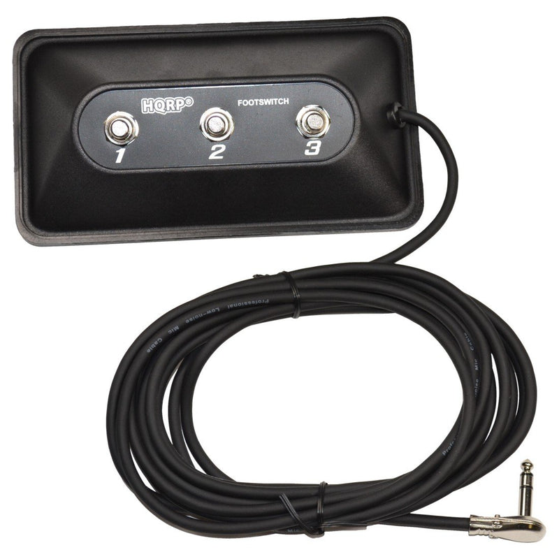 [AUSTRALIA] - HQRP 3-Button Guitar Amp Footswitch compatible with DigiTech FS3X replacement Jamman Solo XT, RP360, Trio, Whammy DT 