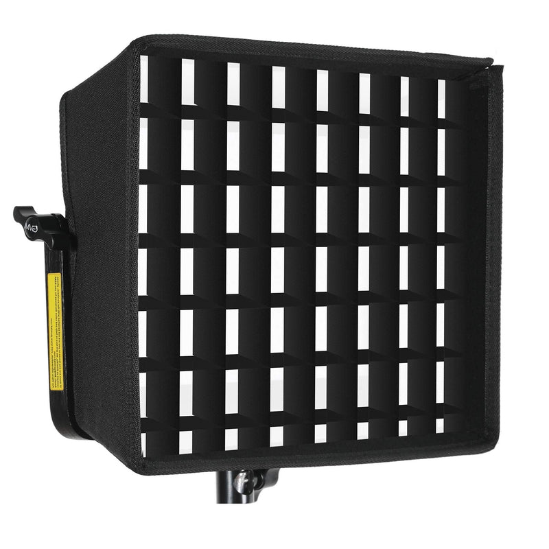 GVM Foldable Softbox Diffuser with Grid Beehive for RGB 680RS, 880RS Series Video Light, Suitable for Studio Lighting, Portrait Photography, Lighting, Led Panel, Gaming, Led Panel, 1 Pack,
