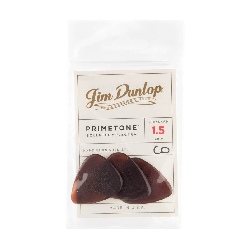 Dunlop Primetone Standard Pick with Grip 1.5mm 3-Pack