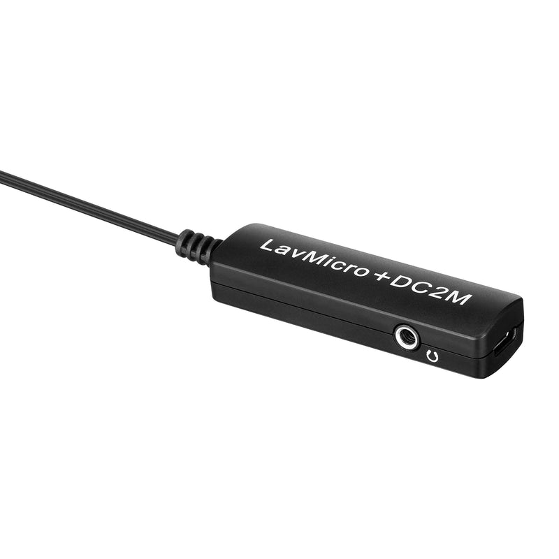 Saramonic 2-Person Digital Lavalier Microphone with Lightning, USB-C & USB-A Output for iPhone, iPad, Android Devices & Computers with Headphone Output (LavMicro+DC2M) 2-Person Lavalier