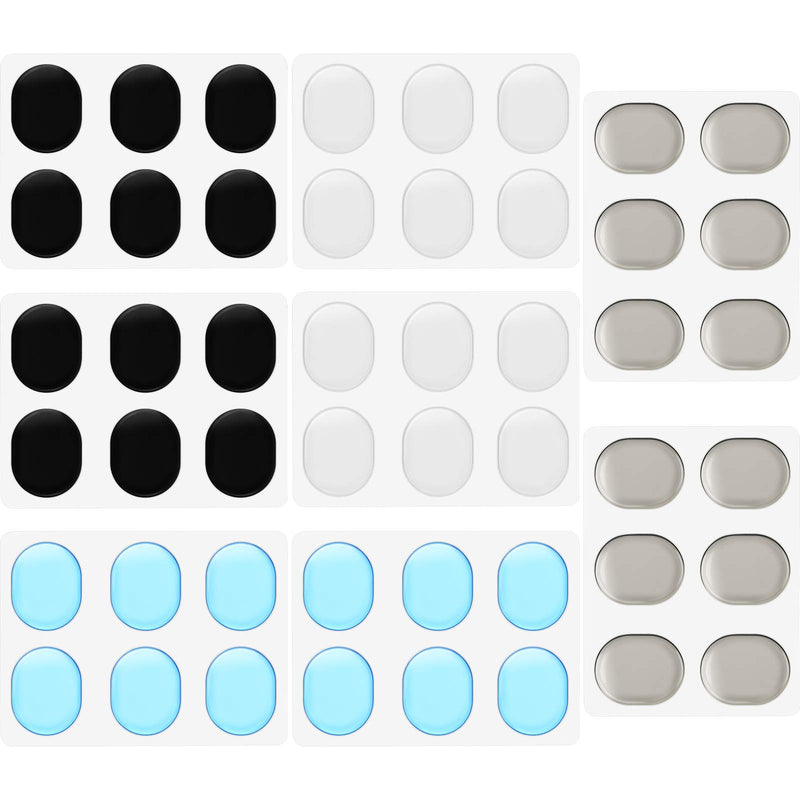 Yeshone 48 Pieces Drum Silencers Silicone Drum Pads Soft Drum Dampeners Pads Drum Damper Gel Pads for Drums Tone Control