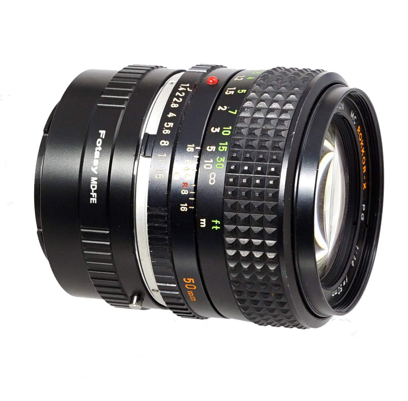 Fotasy Minolta MD Rokkor Lens to Sony E-Mount Adapter, MD to E-Mount, MD Adapter to E Mount, fits Sony NEX-5T NEX-6 NEX-7 a3000 a3500 a5000 a5100 a6000 a6100 a6300 a6400 a6400 a6500 a6600 MD Lens to E-Mount