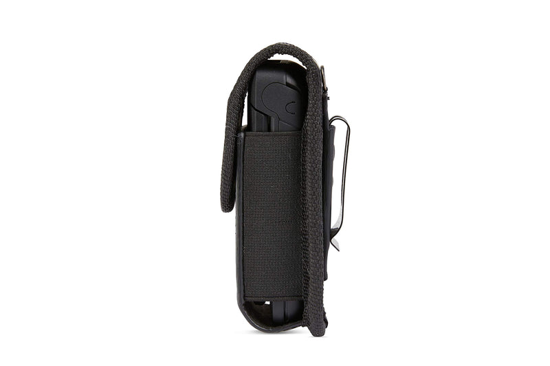 BELTRON Vertical Leather Pouch for DuraXE Epic E4830, DuraXV Extreme E4810, DuraXE E4710, DuraXV LTE E4610, Sonim XP3 Features: Heavy Duty Belt Loop, Metal Belt Clip & Dual Magnet Closure