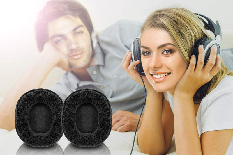 [AUSTRALIA] - Replacement Ear Pads Compatible with ATH-M50x M50 M40, Arctis 7 Arctis Pro, ATH-WS1100iS, HD280 Pro, SRH 440, MDR-7506 V6 Headphone Memory Foam Earpads (Black Velvet) 