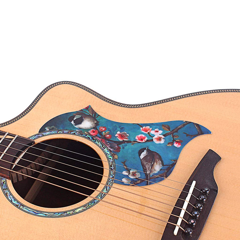 Alnicov 1PCS Universal Folk Acoustic Guitar Pickguard Self-adhesive Pick Guard Sticker for Acoustic Guitar Parts