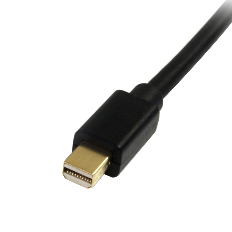 StarTech.com 10ft Mini DisplayPort to DisplayPort Cable - M/M - mDP to DP 1.2 Adapter Cable - Thunderbolt to DP w/ HBR2 Support (MDP2DPMM10) , Black