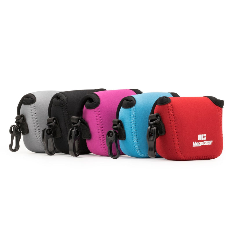 [AUSTRALIA] - MegaGear Ultra Light Neoprene Camera Case Compatible with GoPro Hero9, Hero8, DJI Osmo Action, Sony RX0 II, GoPro Hero 7, Sony RX0 1.0 Black 