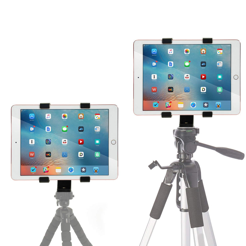 FendTek Universal Tablet Tripod Mount for iPad, iPad Air, Air 2,iPad Mini,Samsung Galaxy Tab, and Many More Tablets. Plus Microfiber Cleaning Cloth