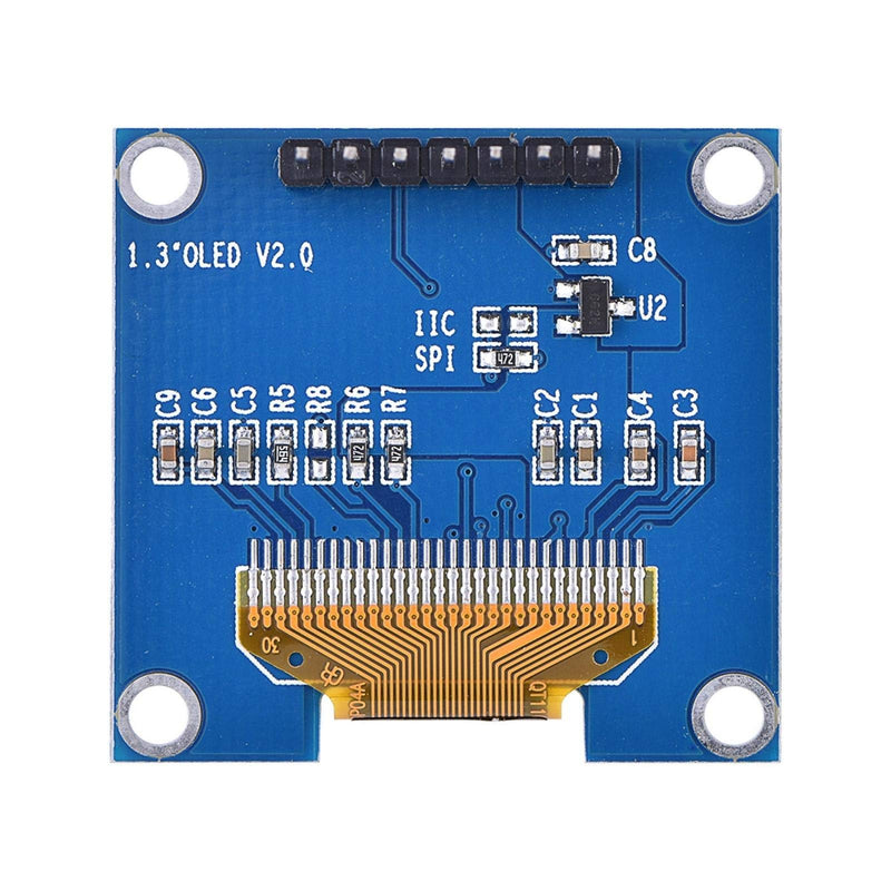 1.3 Inch OLED Display High Resolution OLED 12864 Screen Display Module SSH1106 with IIC/4-wire Serial Interface