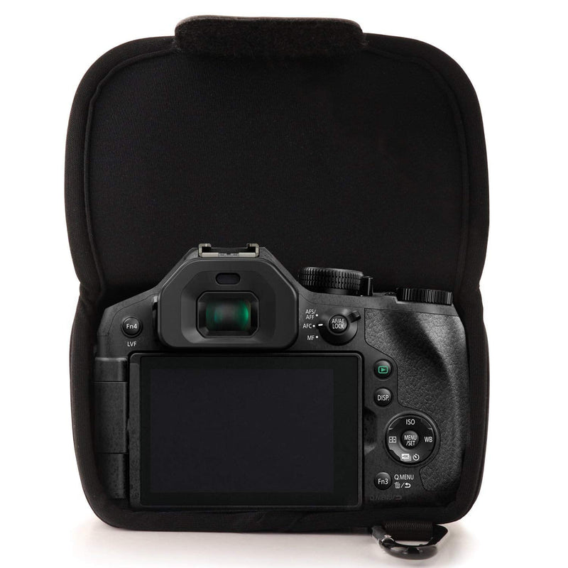 MegaGear Ultra Light Neoprene Camera Case Compatible with Panasonic Lumix DMC-FZ300 Black