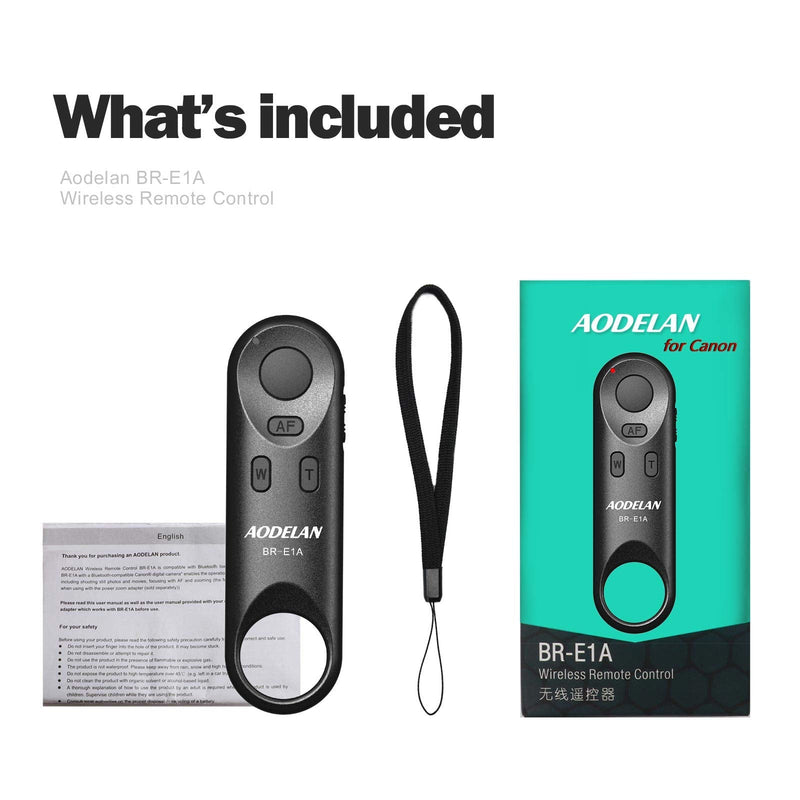 [AUSTRALIA] - Camera Remote Control Wireless Shutter Release for Canon EOS Rebel SL2, SL3, 77D, R5, R6, PowerShot SX70 HS, G7 X Mark III, G5 X Mark II, T7i, M50, EOS RP, R, M6 Mark II. Replace Canon BR-E1 