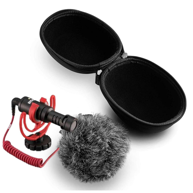 [AUSTRALIA] - Caseling Hard Case Fits Rode Video Mic with Rycote Lyre Shock Mount and Deluxe Furry Windshield 