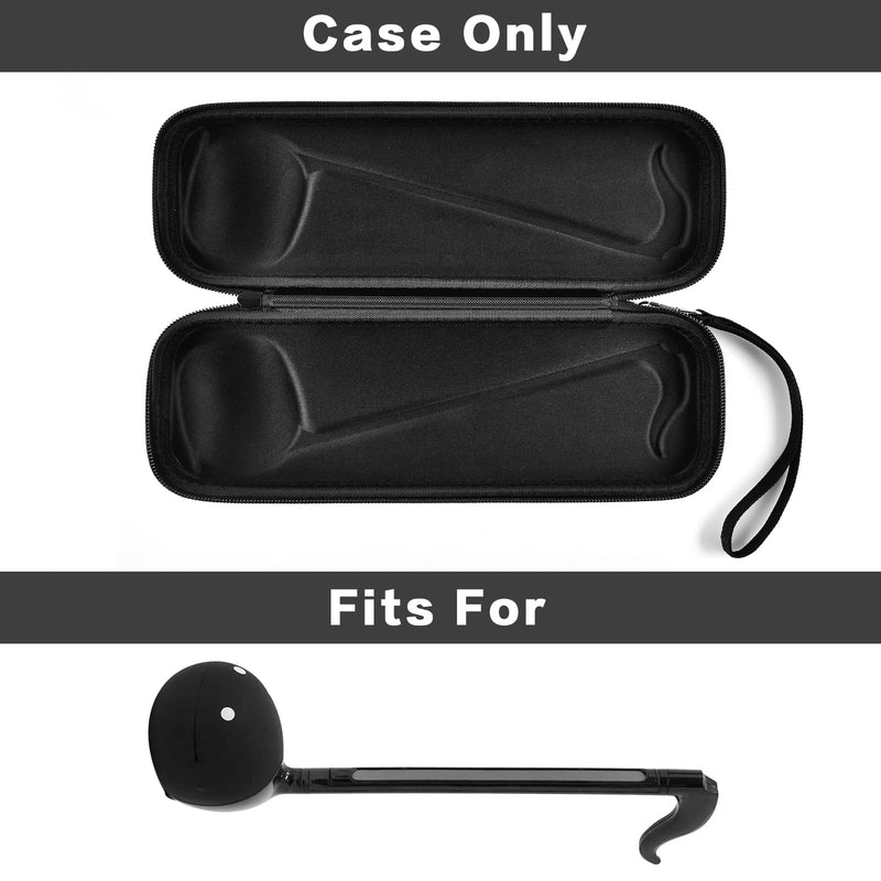 Case Compatible with Otamatone [English Edition] Japanese Electronic Musical Instrument Portable Synthesizer, Instrumental Music Toy Storage Holder for Otamatone Regular Size (Box Only) (Black) Black