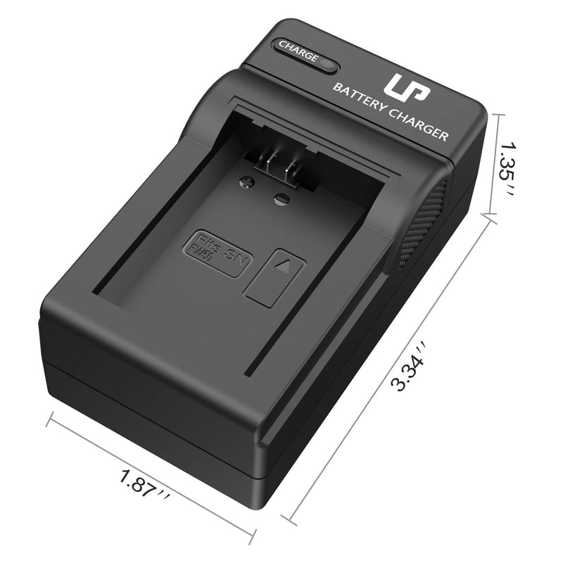 NP-FW50 Battery Charger, LP Charger Compatible with Sony Alpha A6000, A6400, A6100, A6300, A6500, A5100, A7, A7 II, A7R, A7R II, A7R2, A7S, A7S II, A7S2, A5000, A3000, A55, RX10, NEX-3/5/7 Series Basic Charger