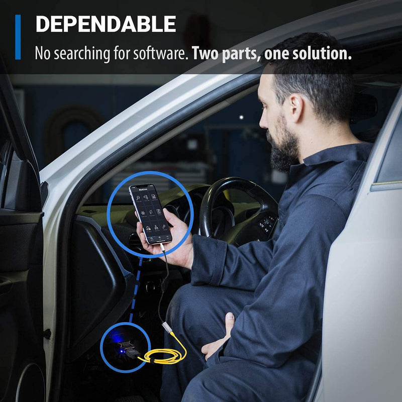 [AUSTRALIA] - Lightning to OBD2 2 in 1 Phone to OBD2,ENET Rj45 Cable ethernet Connector Tools to OBD Interface Cable Coding F-Series 10/100Mbps High Speed,Plug and Play[Silver] Silver 