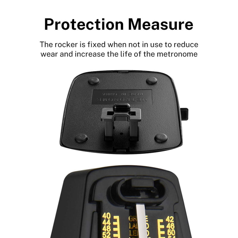 Donner DPM-1 Mechanical Metronome Black For Drum, Piano, Violin and Guitar