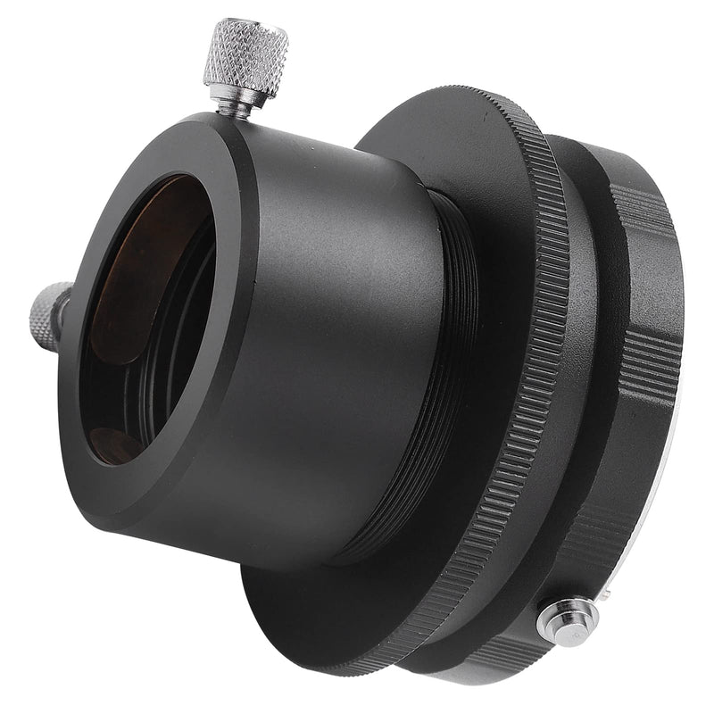 Hilitand Camera Macro Lens Adapter Ring for Nikon F Mount Lens to 1.25in Telescope Eyepiece Adapter for Photography Guiding