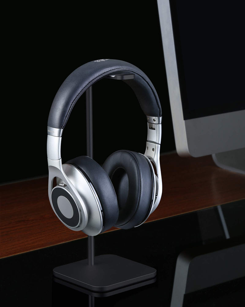 MHQJRH Aluminum Headphone Stand Headset Holder for Sennheiser, Sony, Bose, Beats,AKG, Razer Headphone Display Stand (Black) Black