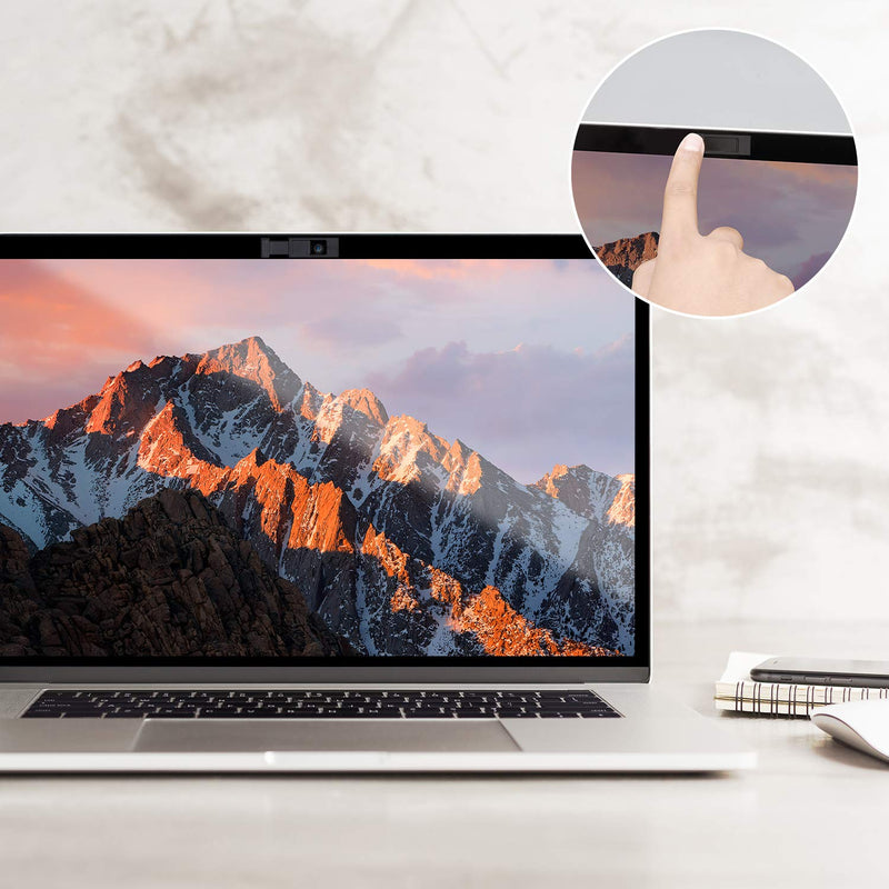 Dcreate Laptop Webcam Cover Slide - Slim Web Camera Blocker for Laptops, Apple Macbook, Mac, Lenovo, Hp, Webcam Privacy, Camera Hider, Improved 3M Adhesive, 0.035 Inch