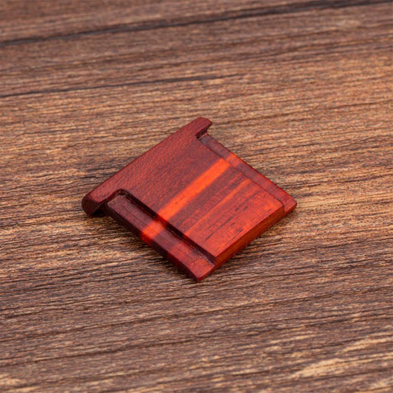 [AUSTRALIA] - VKO Wood Camera Hot Shoe Cover Compatible with Fujifilm X-T30 X-T100 X-H1 X-T20 X100F X-T10 X-T3 X-T2 X-PRO2 X-PRO1 X-E3 X-A2 X-A5 X100T X100S X30 X70 Cameras Hot Shoe Protector Cap 1 PCS Red 