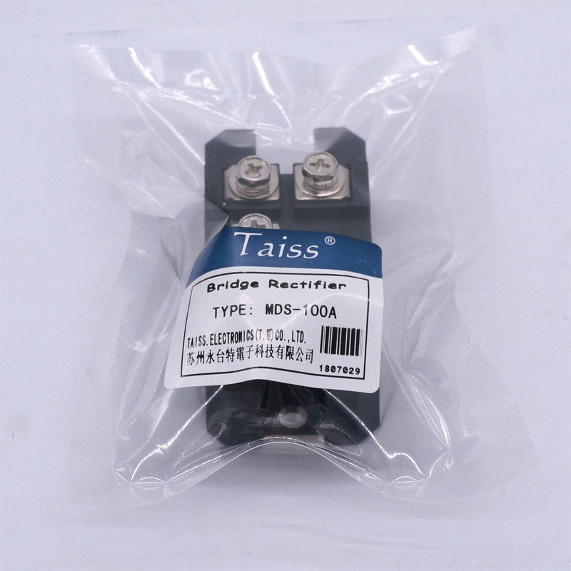 Taiss Bridge Rectifier 100A 1600V 5 Terminals 3 Phase Diode Module rectifier MDS-100A