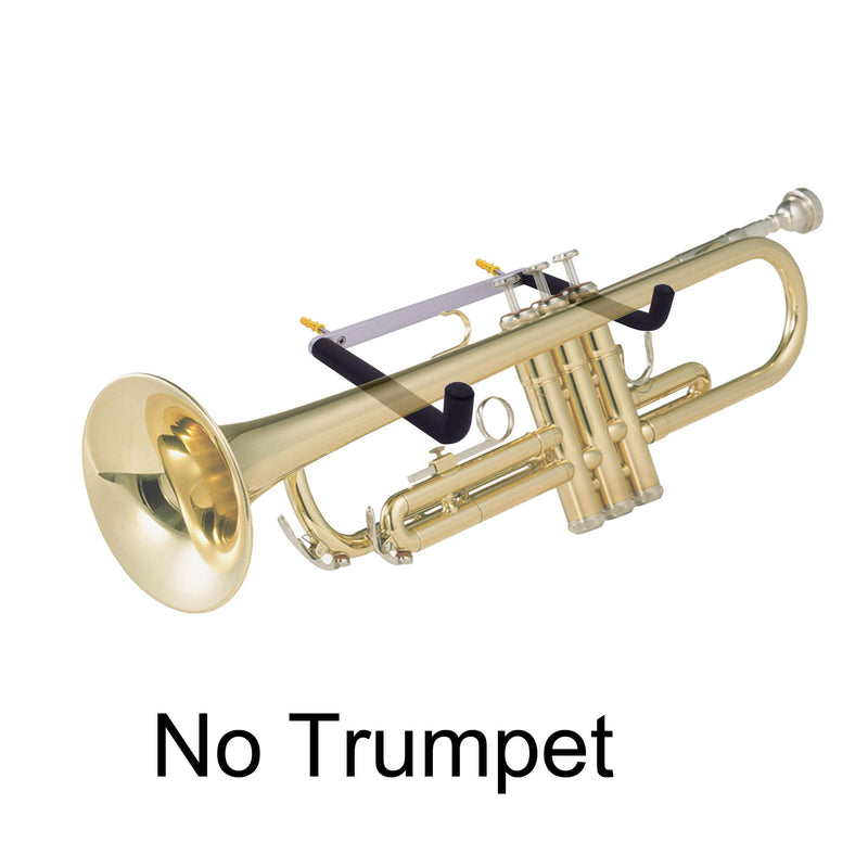 YYST Trumpet Horizontal Wall Holder Wall Mount Rack for Trumpets W Hardware - No Trumpet