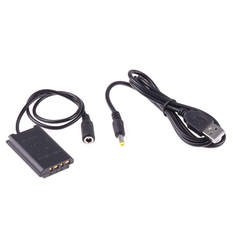 FocusFoto DK-X1 DC Coupler NP-BX1 Decoded Dummy Battery + 5V 2A USB Power Bank Cable for Sony Cybershot DSC-RX1R RX100 II III IV V VI HX50 HX90 HX300 WX300 WX350 WX500 ZV1