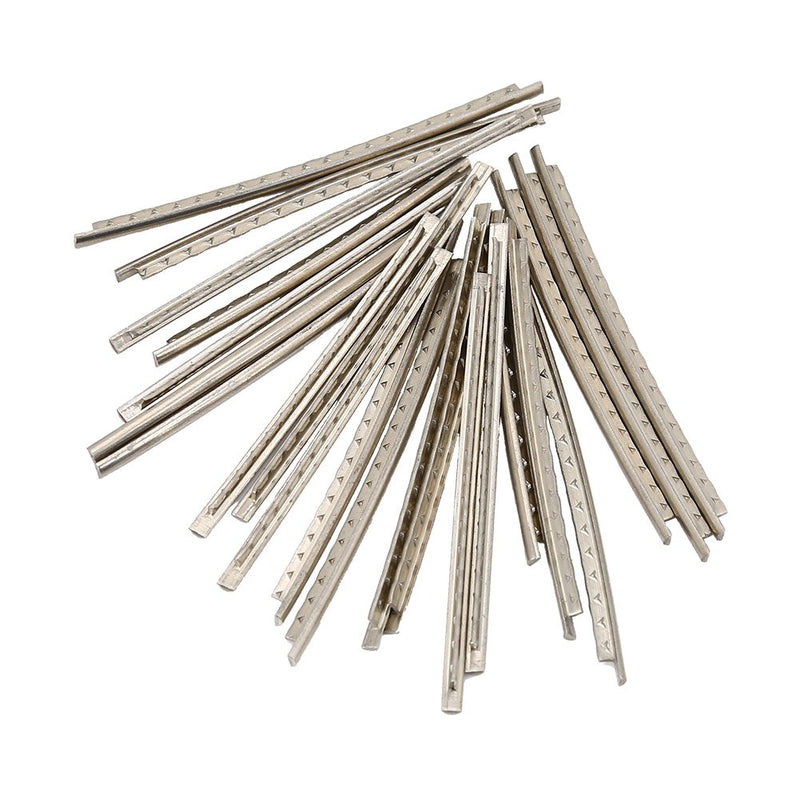 Alomejor Guitar Fretwire 22Pcs 2.2mm Fret Cupronickel Wire Guitar Repair Part Copper White Color for Replacement Wires