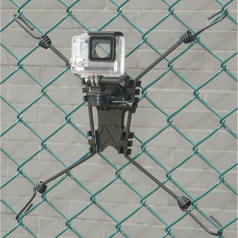 3 in 1 Universal Action Camera Chain Link Fence Mount for Action Camera/Digital Camera/Cell Phone Fence Mount - Ideal Backstop Camera Mount for Recording Baseball,Softball and Tennis Games